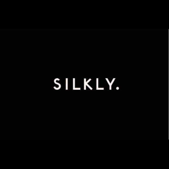 Sky black silk Elastic headband, 100% pure mulberry silk - Picture 3 of 3